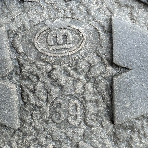 Mod Brev Women's 39‎ Boot Genuine Italian Leather Fur Lined Long Square Toed Y2K - Picture 10 of 14